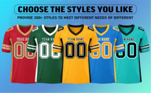 ชุดอเมริกันฟุตบอลเสื้อตาข่ายระบายอากาศ - Product Image 2