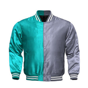 Nouveau design de veste pour hommes Nouvel arrivage Bomber baseball veste en satin Prix Offre Spéciale Bomber Veste pour hommes Vente en gros - Product Image 3
