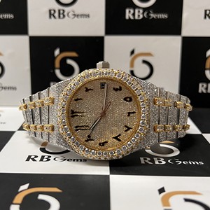 Reloj de Pulsera de Lujo para Hombre, con Esfera de Diamantes, Mecánico, de Acero Inoxidable, con Moissanita Certificada VVS, Estilo Hip Hop, 26 mm, Nuevo Lanzamiento 2024 - Product Image 3