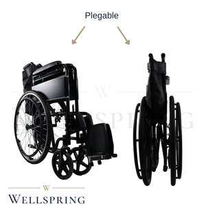 Fauteuil roulant pliant manuel compact de luxe - Product Image 5