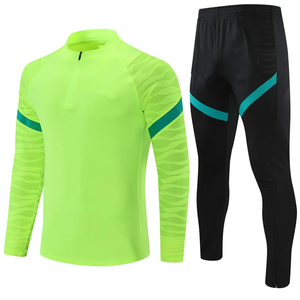 Maillots de football à manches longues pour hommes uniformes d'entraînement en gros tenues de sport d'automne et d'hiver respirantes longues de grande taille à enfiler - Product Image 1