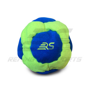 Footbag กระสอบ Hacky โลโก้ที่กําหนดเองและบรรจุเม็ดพลาสติกทรายโลหะขายส่งกระเป๋าหนังนิ่มสังเคราะห์และกระสอบ Hacky - Product Image 3