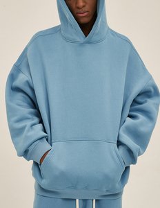 Sweat-shirts à capuche en coton respirant avec logo personnalisé, sweat-shirts à capuche en coton lourd surdimensionné en molleton français pour femmes - Product Image 6