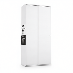 Armoire portable Terraneo SLIDE blanche à 2 portes, 90 cm, kit de meubles - Product Image 2