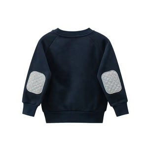 Baby Boy Clothes Solid Custom Logo Toddler Boys <b>Sweater</b> Plus Size Fleece Cotton Boys Kids Sweatshirt - Product Image 4