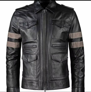 Veste d'hiver décontractée pour homme de haute qualité, respirante, à fermeture éclair, en cuir véritable 100% pour homme, qualité supérieure, disponible en ligne - Product Image 3