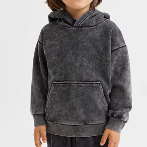 Survêtement vintage délavé à l'acide pour enfants, nouveauté, design personnalisé 100% coton, 2 pièces, survêtement populaire délavé à l'acide pour enfants - Product Image 3