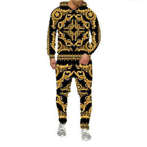 Survêtement de sublimation pour hommes à séchage rapide respirant durable anti-rides prix bon marché matériau souple élégant survêtement de sublimation pour hommes - Product Image 3