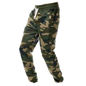 2025 pantalon Cargo sportif taille haute pour hommes sur mesure plat foncé Anti-rides XL polaire hiver Fitness tissu imprimé Service OEM - Product Image 2