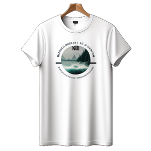เสื้อยืดลำลองผู้ชาย พิมพ์ลายตามสั่ง โลโก้ตามต้องการ ผ้าฝ้าย 100% คอกลม แขนสั้น เป็นมิตรกับสิ่งแวดล้อม ระบายอากาศได้ดี เหมาะสำหรับฤดูร้อน มีไซส์พลัสไซส์ แบบเรียบ - Product Image 5