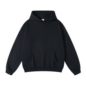 Sudadera con capucha personalizada al por mayor para hombre, corte holgado, con estampado, para minoristas de ropa deportiva estadounidenses, con tejido de felpa francesa. - Product Image 2