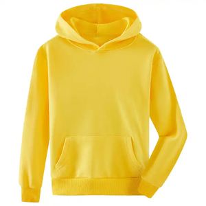 Sweat à capuche Hip Hop blanc diverses couleurs 100% coton à capuche Streetwear surdimensionné coton sweats à capuche lourds - Product Image 1