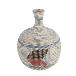 Recién llegado, jarrón de flores de algas marinas con diseño variado para decoración del hogar, mayoristas de lujo, tejido a mano de alta calidad de la India - Product Image 6