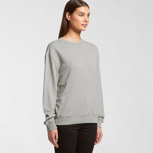 Custom Round Neck Women's Premium Street Wear Regular Pull Over <b>Plain</b> Blank <b>Jumper</b> Crew Neck Sweat Shirts - Product Image 4