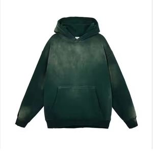 Sudadera con Capucha para Hombre, Invierno, Lavado Ácido, 100% Algodón, Servicio OEM Personalizable, Transpirable, Impermeable, Ecológica, Alta Calidad, Venta al Por Mayor - Product Image 1