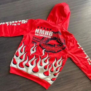 Nouveau style de sweat à capuche Logo personnalisé 100% coton impression personnalisée sweats à capuche et sweat-shirts pour hommes respirant sweat à capuche zippé pour hommes - Product Image 3