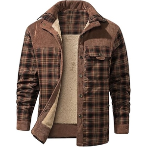 New 2025 OEM Custom Embroidery Logo Heavyweight Cotton <b>vintage</b> <b>jacket</b> Winter 100% Cotton <b>jacket</b> - Product Image 1