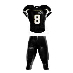 Maillot de football américain à manches courtes confortable Vêtements de sport avec logo personnalisé avec uniforme respirant à faible quantité minimale de commande - Product Image 1