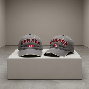 Casquette de baseball en velours côtelé personnalisée, broderie, fabricant ODM au Vietnam - Product Image 1