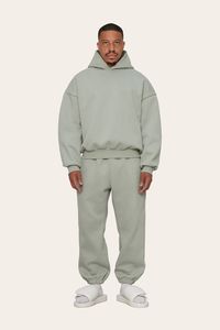 High Quality Unisex <b>Pullover</b> Oversized Hoodie Custom Logo 100% Cotton Hoodie Heavyweight Streetwear Custom Blank Hoodie - Product Image 2