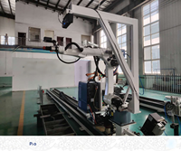 Robot inteligente de soldadura de barras de refuerzo industrial de siete ejes para piezas de esqueleto de vigas, Cotización Shandong