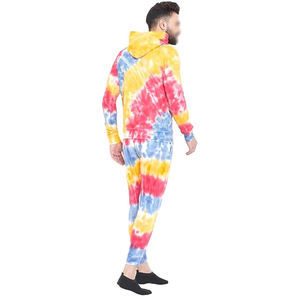 Venta al por mayor 100% algodón Tie Dye chándal para hombres al por mayor de alta calidad de moda personalizada ropa de calle hombres Tie Dye chándal - Product Image 4
