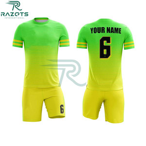 Shorts de football Razorts International 100% polyester, taille élastique, respirant, séchage rapide, ensemble de maillots de football personnalisés pour hommes - Product Image 6