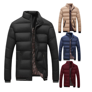 2026 personalizado al por mayor de los hombres de mezclilla a prueba de viento ecológico Puffer chaqueta al aire libre con capucha Stand Collar invierno - Product Image 5