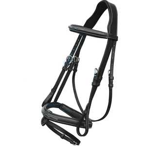 Nouvel équipement d'équitation réglable bride à cheval en cuir de vachette collier de tête équipement de collier de tête accessoires équestres - Product Image 4