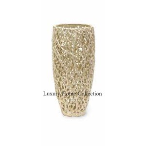 New Restaurant and Hotel Wedding Tabletop Flower Vase Black Color <b>Powder</b> Coated With Horn Shape <b>Casted</b> by Aluminum Home Decor - Product Image 6