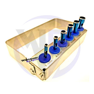 Kit d'extraction d'implants et d'expansion osseuse, ensemble chirurgical dentaire SOS avec clé et extracteur de fixation, fraises dentaires, instruments de chirurgie - Product Image 6