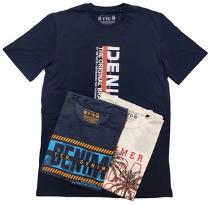 Camiseta Extra Grande de Algodón 100% OEM, Logotipo 3D en Espuma Personalizado, Impresión de Serigrafía, Letras, Secado Rápido, Transpirable, para Hombre - Product Image 1