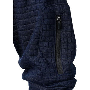 Veste matelassée décontractée pour hommes, col montant de haute qualité, séchage rapide, denim en coton et laine, enduit durable, OEM - Product Image 5