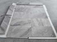 Marbre gris atlantique 2026 sablé brossé antidérapant 2x40x80cm pour revêtement mural, dalles de piscine, chambre, salle de bain, escalier