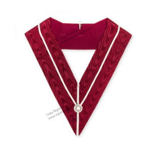 Collier maçonnique brodé personnalisé avec décoration en dentelle pour robes et uniformes d'occasions spéciales - Product Image 6