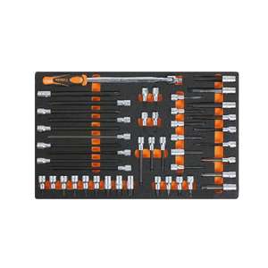 BETA 46-Piece EVA Foam Tray with <b>Ratchets</b> and 1/2'' <b>Sockets</b> - Product Image 1