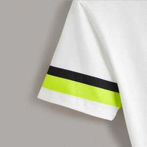 Nouveau design T-shirt uni en coton de qualité supérieure avec logo personnalisé pour hommes vente en gros de chemises respirantes pour hommes t-shirts imprimés décontractés de sport à col en O - Product Image 4