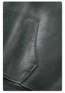 เสื้อฮู้ดแบบสวมหัวของผู้หญิงเสื้อสเวตเตอร์ถักแบบสตรีทแวร์ผ้าไหมเปิดไหล่ปล่อยกรดเสื้อฮู้ดสำหรับฤดูใบไม้ร่วง - Product Image 5