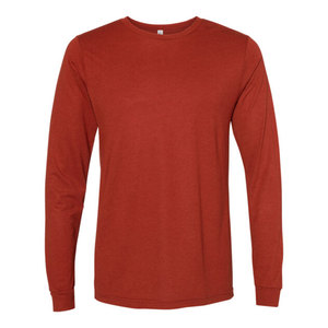 T-shirt à manches longues unisexe en toile Bella T-shirt en jersey à col rond élégant - Product Image 1