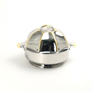 Nuevo diseño grabado con láser amarillo personalizar diseño láser Hotpot de acero inoxidable para la decoración de la Mesa del Hotel del hogar - Product Image 2