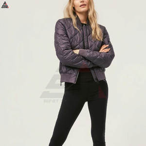 Service OEM, veste bomber d'hiver personnalisée pour homme, en toile, col montant, logo sur le devant, 100% coton, haute qualité, respirante, sportive - Product Image 6