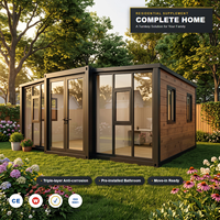 Maison préfabriquée extensible approuvée ISO SGS, conteneur modulaire de 20 pieds et 40 pieds, livraison rapide pour les développeurs immobiliers