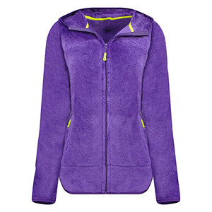 แจ็กเก็ตมีฮู้ดขนแกะขั้วโลกสำหรับผู้หญิงแจ็คเก็ตมีสไตล์คลาสสิกมีซิประบายอากาศได้ดีนุ่มสบายสำหรับผู้หญิง - Product Image 6