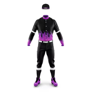 Fabriqué en usine Top Tendance Uniforme de baseball de haute qualité Uniforme de baseball en polyester 100% disponible en ligne - Product Image 1