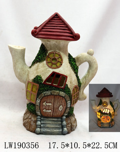 Théière en résine à énergie solaire, lumière de <span class=keywords><strong>jardin</strong></span>, éclairage décoratif de paysage pour cour, patio, cadeau unique pour les amis - Product Image 5