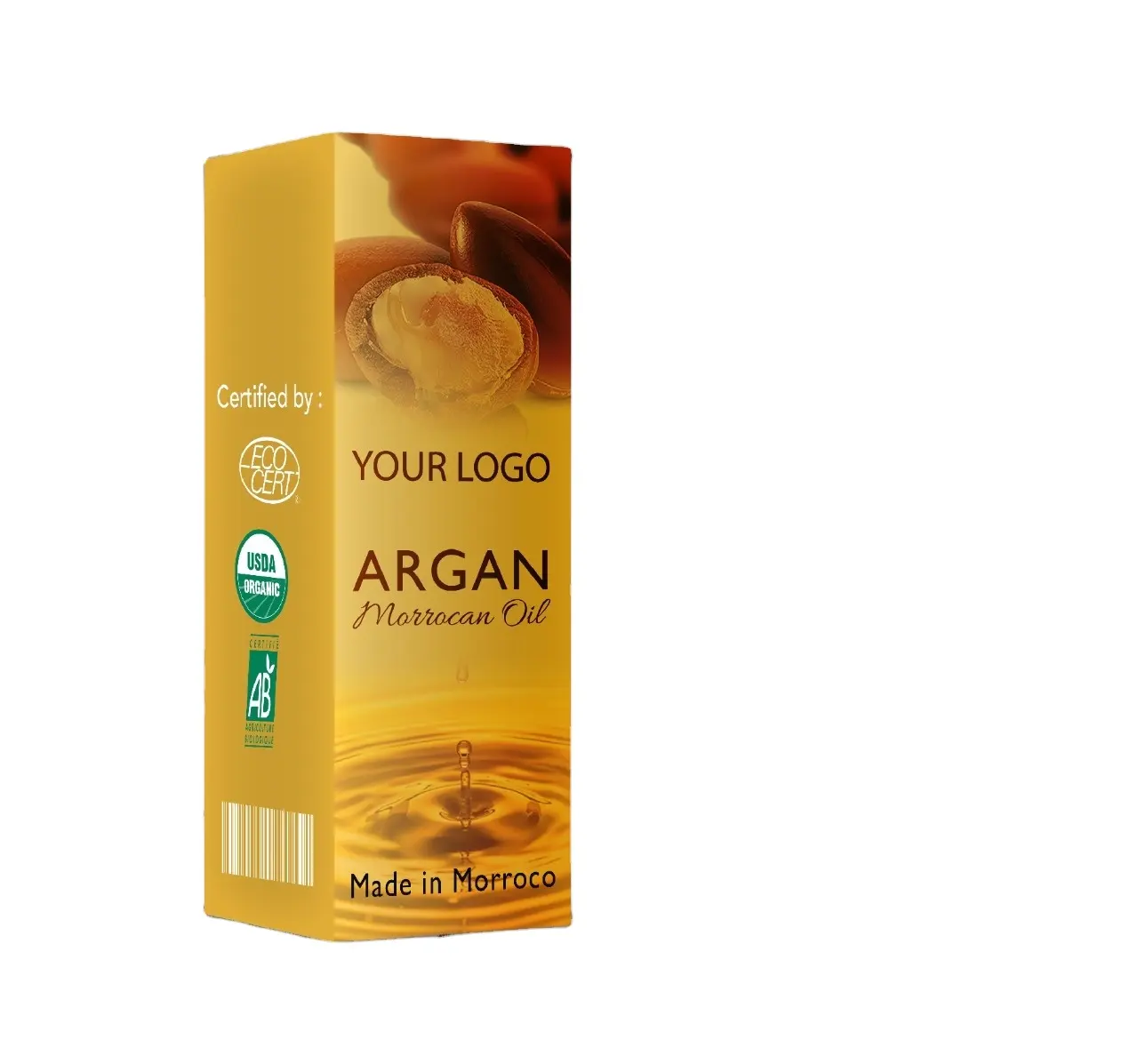 Private Label Bio Organic Moroccan ARGAN OIL Pure ,Organic And Certified By ECOCERT/USDA