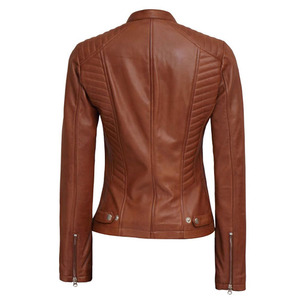 Chaqueta de mujer de estilo único en todos los colores para chaquetas de cuero de vaca genuina 100% gruesa resistente para mujer - Product Image 2