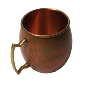 Set of 2 Pcs Black Hammered Finished Cocktail Moscow <b>Copper</b> Mule Mug With <b>Copper</b> Straws for Hotel Bar <b>Kitchen</b> Use - Product Image 6
