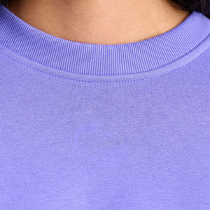 เสื้อสเวตเตอร์ถักสองชั้นสำหรับผู้หญิง, เสื้อสเวตเตอร์ลูกเรือสำหรับฤดูหนาวชุดลำลองมีโลโก้ด้านหน้า - Product Image 5