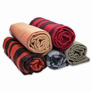 Las mantas de lana de alta resistencia 2023 más vendidas hechas de lana 70% 30% sintética de alta calidad por harshit International fabricada en la India - Product Image 3